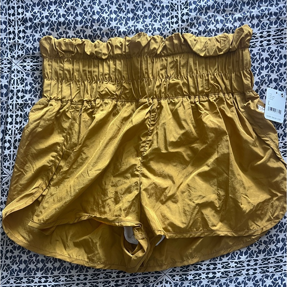 NEW Free People Way Home High Waist Short - Honey Mallow
